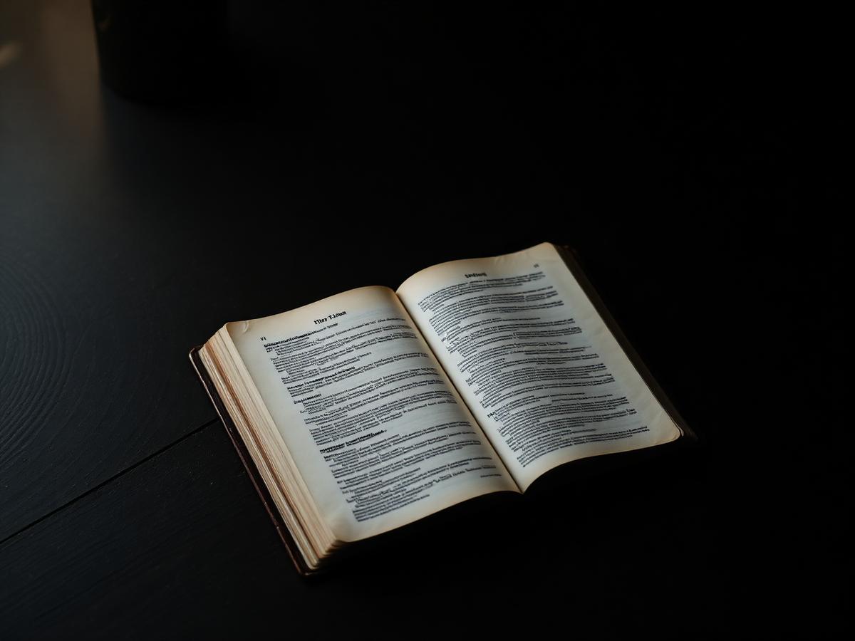 Bible and coffee