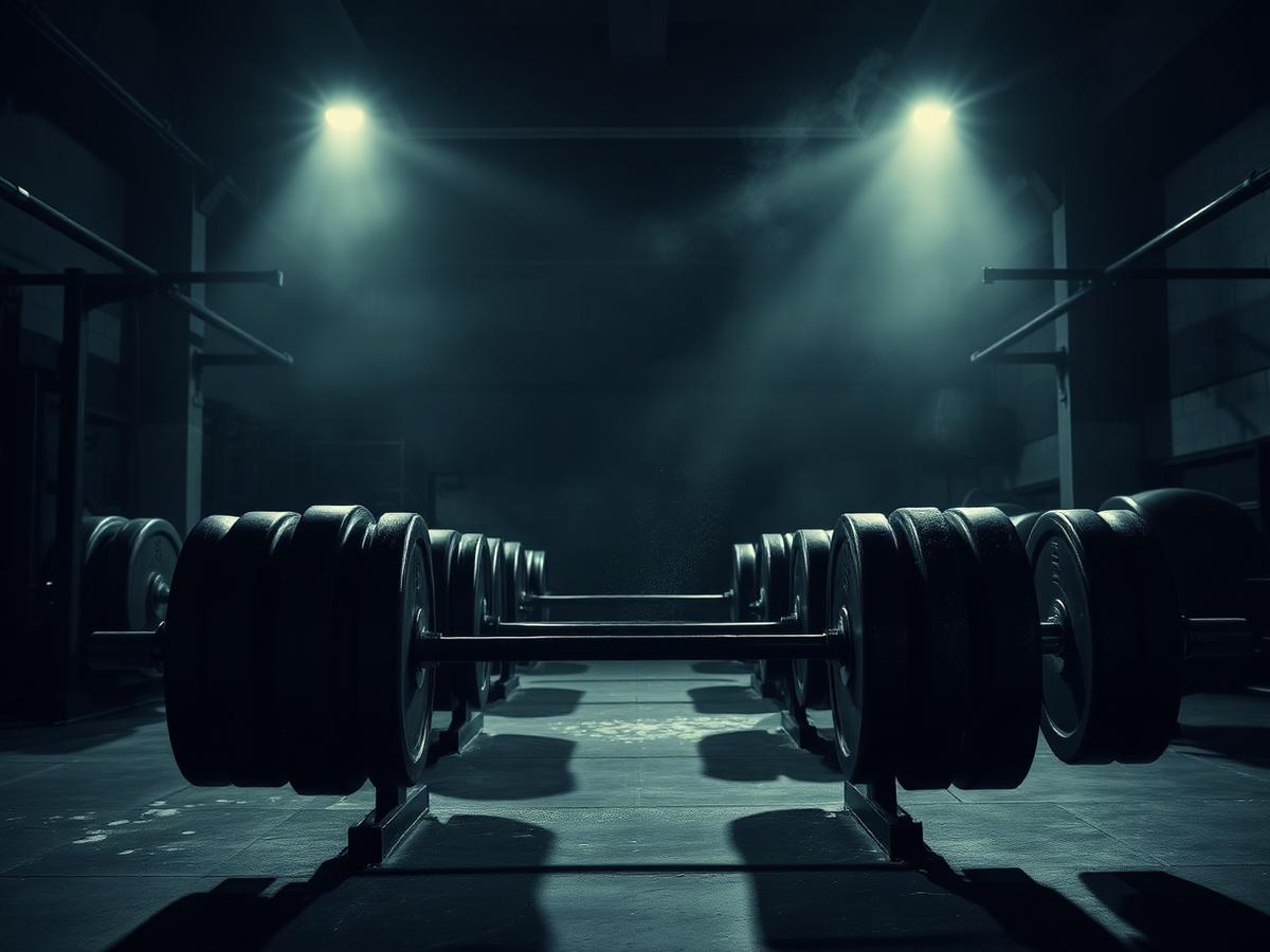 A small group of men and women training together